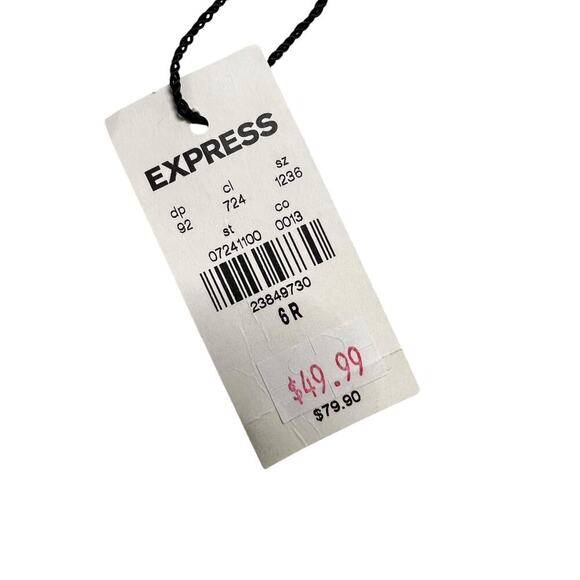 EXPRESS Columnist Barely Boot Mid‎ Rise Wide Leg Flared Stretch Dress Pants - 6R - Picture 7 of 10